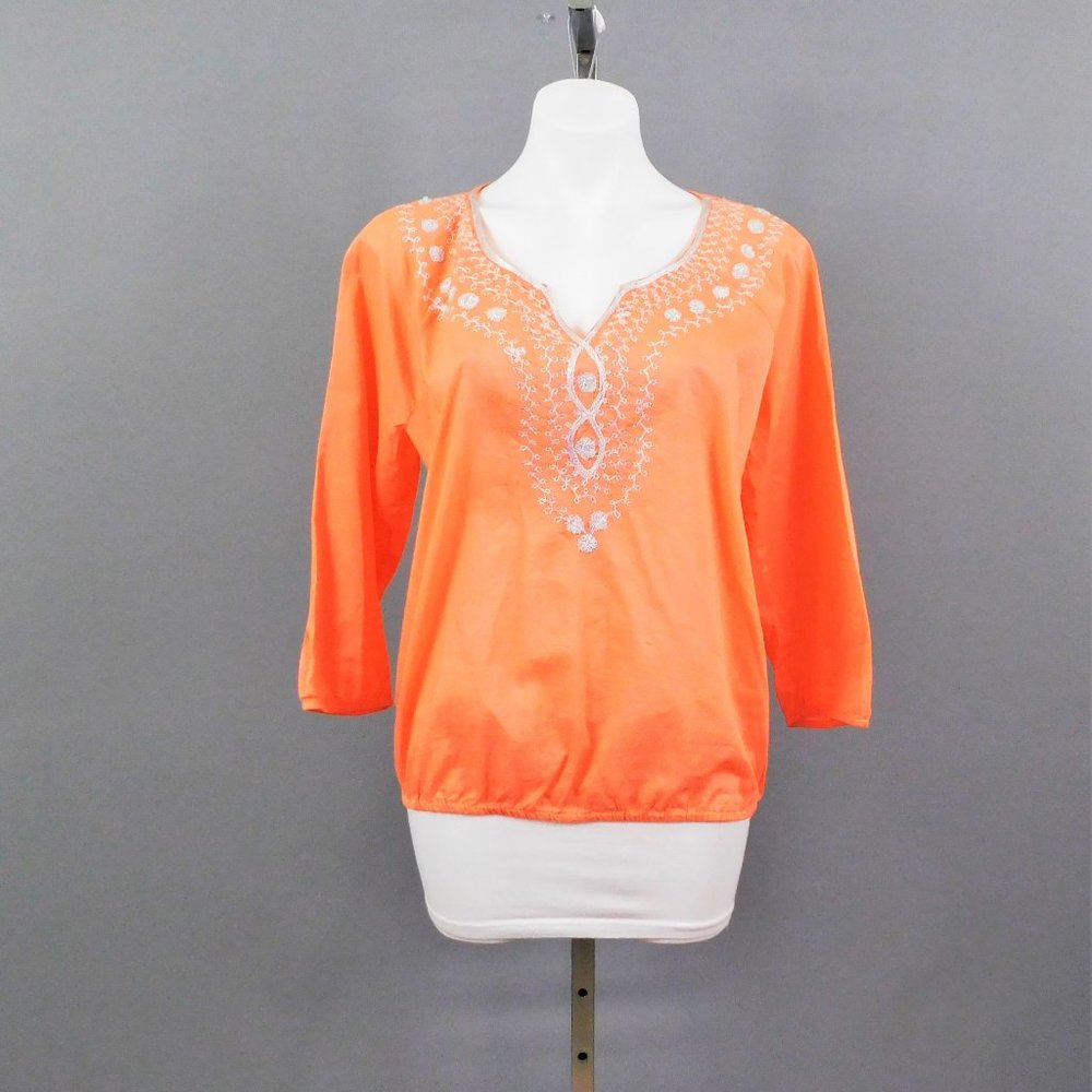 Relativity Women Shirt Peach‎ Orange M